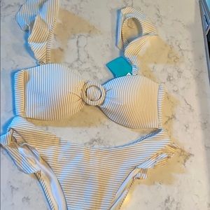 H&M Striped Bikini